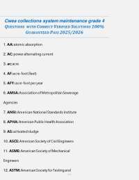 Wastewater Treatment Acronyms and Abbreviations: A Guide for Environmental Studies