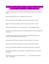 ✅ Zaxby’s BOH Certification Exam 2025/2026 | Dishwashing & Sanitization Q&A | 100% Verifie