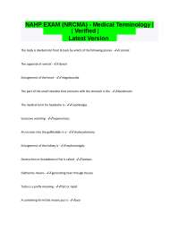 Medical Terminology Exam Prep: Comprehensive Q&A Guide