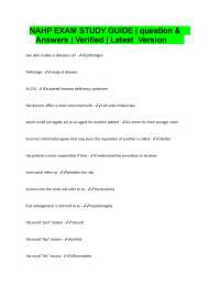 NAHP Exam Study Guide: Q&A for Medical Assistants