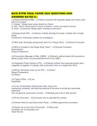 BICSI RTPM FINAL PAPER 2025 QUESTIONS AND ANSWERS RATED A+