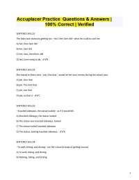 Accuplacer Practice Questions: Sentence Skills & Reading Comprehension