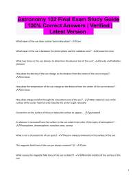 Astronomy 102 Final Exam Study Guide: Stars, Galaxies, and the Universe