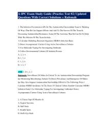 A-IPC Exam Practice Test Study Guide with Updated Questions, Correct Answers