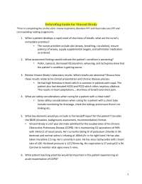 COPD Exacerbation Debriefing Guide: Vincent Brody Case Study