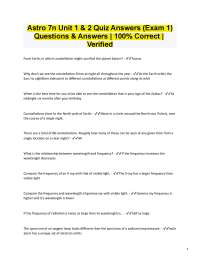 Astronomy Quiz: Constellations, Wavelengths, and Kepler's Laws
