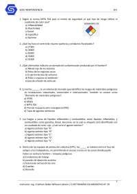 Preguntas de seguridad e higiene industrial