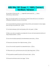 Cell Biology Exam 1 Q&A: Comprehensive Review