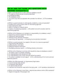 CRS DC AIRS TEST PAPER QUESTIONS WITH ANSWERS GUARANTEE A+