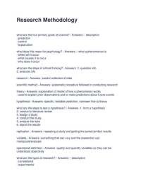 Research Methodology: Key Concepts and Methods