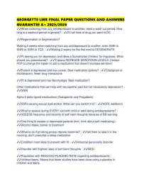 GEORGETTE LMR FINAL PAPER QUESTIONS AND ANSWERS GUARANTEE A+ /