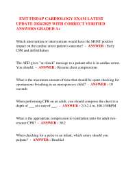 EMT Cardiology Exam Prep: FISDAP Review 2024/2025