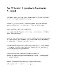 Pol exam questions & answers A+ rated