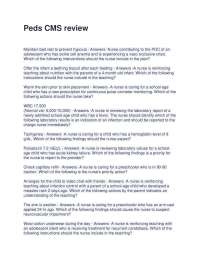 Pediatric Nursing Review Questions and Answers: Comprehensive Study Guide