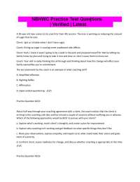NBHWC Practice Test Questions for Health and Wellness Coaching Certification