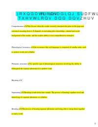 Foundations of Reading: Key Concepts and Strategies