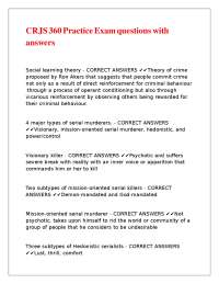 Criminology Theories and Concepts: Exam Q&A