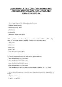 ARRT MRI MOCK TRIAL QUESTIONS AND VERIFIED DETAILED ANSWERS 100% GUARANTEED PASS ALREADY G