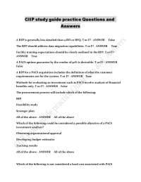 PACS Implementation Study Guide: Questions and Answers