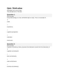 EDUC -Quiz Motivation Questions and Answers Summer Liberty