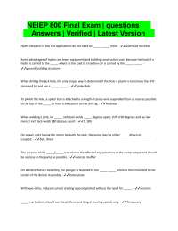 Elevator and Escalator Systems: Exam Questions and Answers