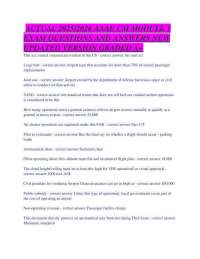 ACTUAL / AAAE CM MODULE EXAM QUESTIONS AND ANSWERS NEW UPDATED VERSION GRADED A+