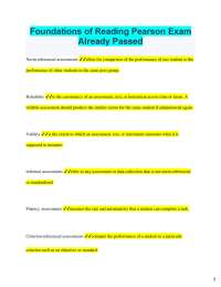 Foundations of Reading Assessment: Key Concepts and Strategies