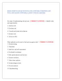 RIMS CRMP Exam Prep: Questions and Answers for Risk Management Professionals