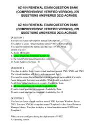 AZ-104 Azure Administrator Exam Question Bank (2023)