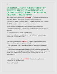 Urban Geography Exam Q&A: Time-Space Compression, Polarization & Growth