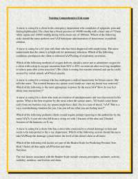 Nursing Comprehensive Exit exam