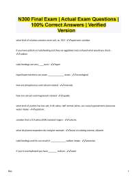 Nursing Exam Questions and Answers: Fluid & Electrolyte Balance