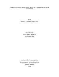 EVIDENCIA GA3-210101062-AA1-EV02. TALLER APLICACIÓN DE MODELOS DE INVENTARIOS