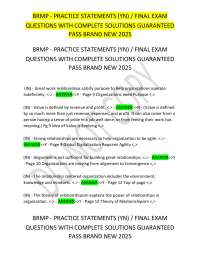 BRMP Practice Exam: Business Relationship Management Concepts