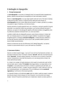 Riassunto del libro "Il dettaglio in tipografia"