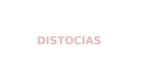 Distocias y Pelvimetria