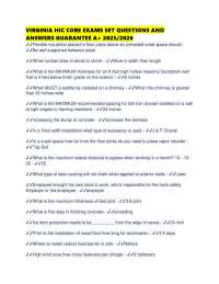 VIRGINIA HIC CORE EXAMS SET QUESTIONS AND ANSWERS GUARANTEE A+ 2025/2026