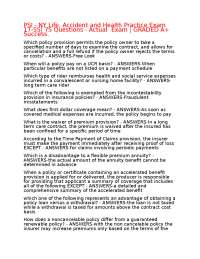 PSI - NY Life, Accident and Health Practice Exam 17-55| 75 Questions - Actual Exam | GRAD
