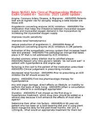 Regis NU641 Adv Clinical Pharmacology Midterm Exam Graded A+ Success 2025 Latest Update