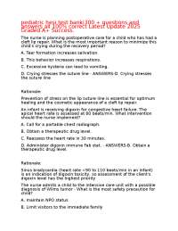 pediatric hesi test bank|300 + questions and answers all 100% correct Latest Update 2025 G