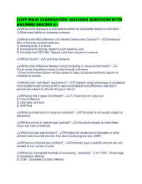 CCIFP MAIN EXAMINATION 2025/2026 QUESTIONS WITH ANSWERS GRADED A+