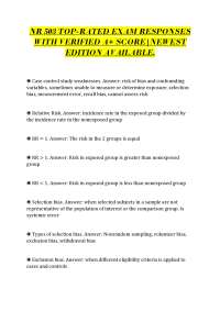 NR 503 TOP-RATED EXAM RESPONSES WITH VERIFIED A+ SCORE|NEWEST EDITION AVAILABLE.