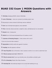 Marketing Exam Questions and Answers: A Concise Study Guide