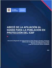 Afiliación al SGSSS para Población Protegida por el ICBF: Guía Detallada