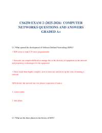 SDN History: Exam Q&A on Software Defined Networking Evolution