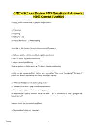 CPDT-KA Exam Review (2025/2026) | Verified | Exam-Ready File