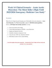 Acute Aortic Dissection: High-Yield Emergency Medicine Case Study (2025/2026)