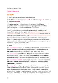 Appunti diritto costituzionale + Domande esame UNIPR