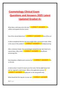 Cosmetology Clinical Exam Q&A: Your 2025 Study Guide