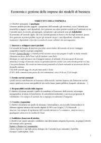 mappe concettuali di economia aziendale